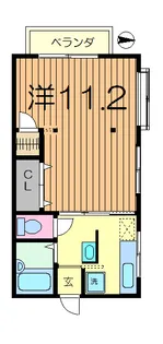 ベルコーポ【2階】の間取り