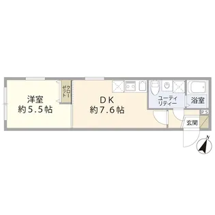 ザ・レジデンス小岩【4階】の間取り