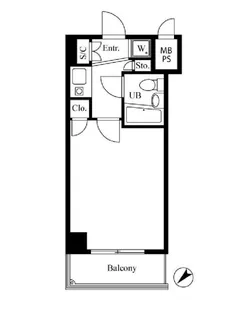 クリオ菊名壱番館【4階】の間取り