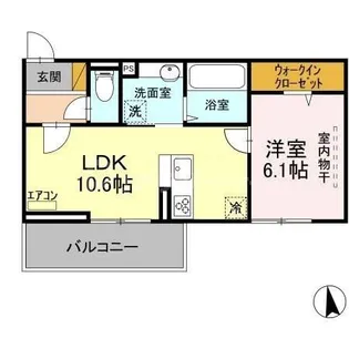 メディオ寺田【2階】の間取り