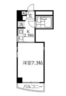 ツインピークス【2階】の間取り