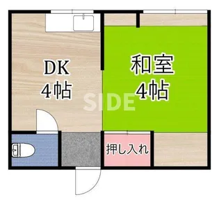 大黒荘【1階】の間取り