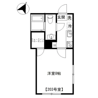 エトワール方南町【2階】の間取り