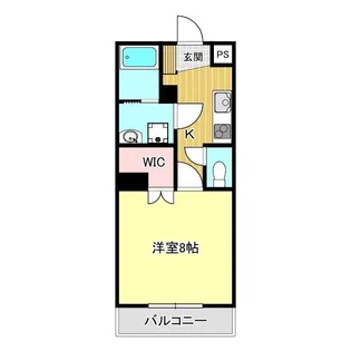 ヴィガラスO【1階】の間取り