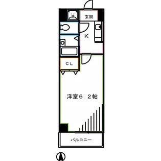 ロイヤル武蔵野【2階】の間取り