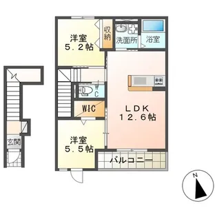 Pentas【2階】の間取り