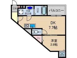 アート茨木【3階】の間取り