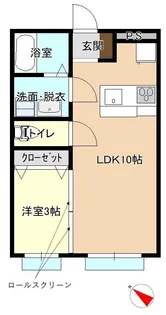 プルミエールつくば【1階】の間取り