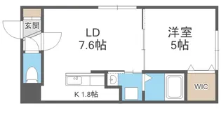 RENT新札幌【4階】の間取り