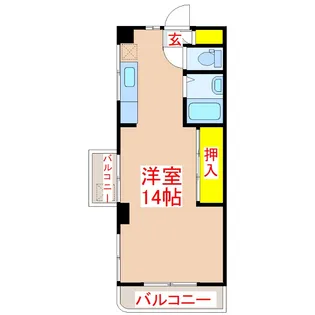南ビル【2階】の間取り