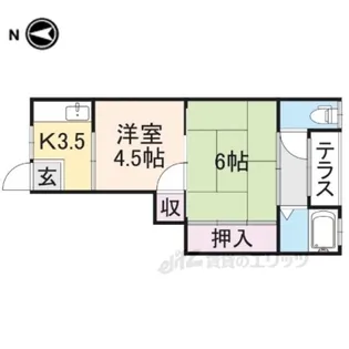 グランコート2番館【3階】の間取り