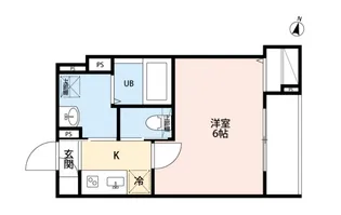 robot home 西都賀(ロボットホーム ニシツガ)【3階】の間取り