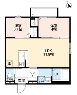 Relier相模原【2階】の間取り