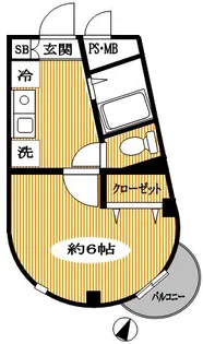 デシタリオ橘【2階】の間取り