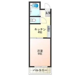 ビジタル天下茶屋【1階】の間取り