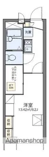 レオパレスブルースカイ【1階】の間取り