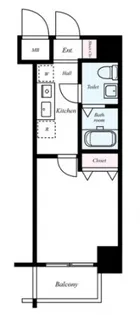 リクレイシア八丁畷【3階】の間取り