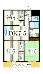 ヴィラ小溝【3階】の間取り