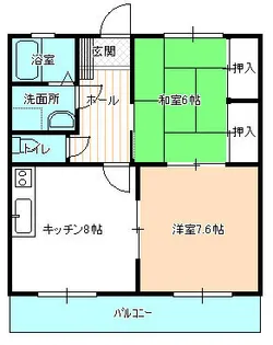 PAXTU HILL【4階】の間取り