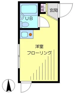 パークハイツ西池【1階】の間取り
