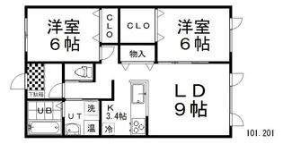 MAISONアルテシアII【2階】の間取り