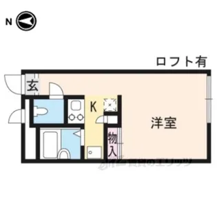 レオパレス新大宮【1階】の間取り