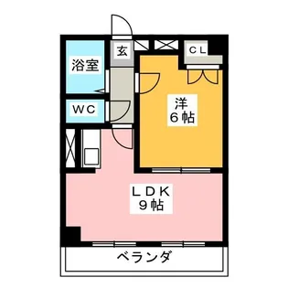 エスタ植田【2階】の間取り