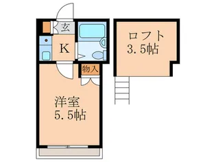 スカイピア徳丸【2階】の間取り