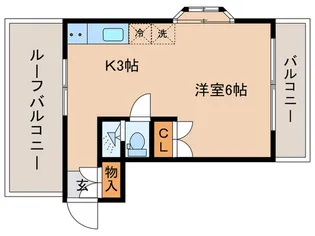 第一ハヤブサマンション【3階】の間取り