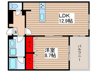 MAKES B棟【2階】の間取り