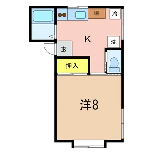 ベルピア【1階】の間取り