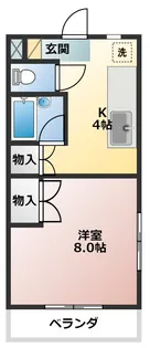 ハイツリバティ【2階】の間取り