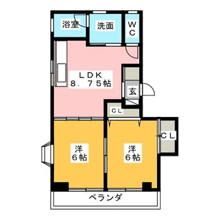 GLORIUS KATO【2階】の間取り