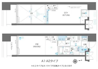 ZOOM麻布十番 ズーム麻布十番【5階】の間取り