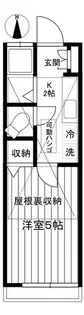 NOVAハイツ早稲田【2階】の間取り