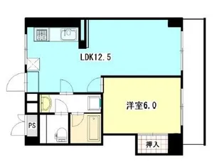 ダウンタウンソーホー【2階】の間取り