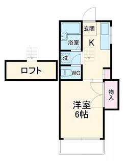 ハウスみのり【1階】の間取り