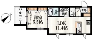 中野USメゾン【3階】の間取り