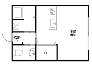 ベルテ天神尾【1階】の間取り