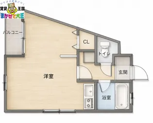 ハイツプログレス【1階】の間取り