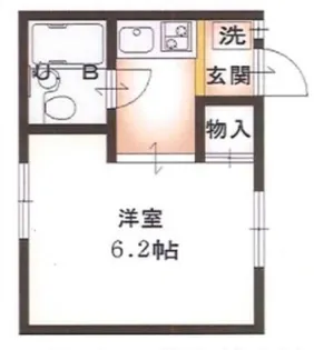 第二サンコーポ【1階】の間取り
