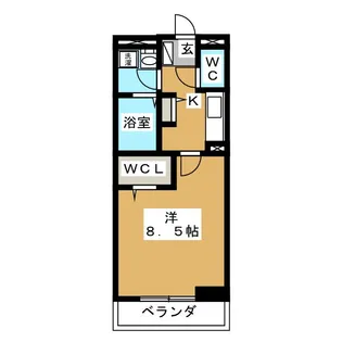 ヒルサイド新横浜【3階】の間取り