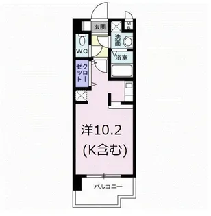 カーサ ビータス【2階】の間取り