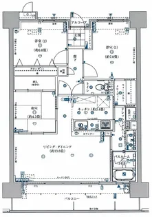 サーパス鳥取駅前弐番館【2階】の間取り