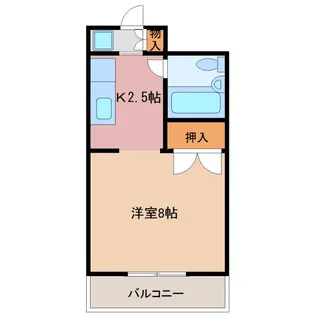 第1ビューハイツ兄山【1階】の間取り