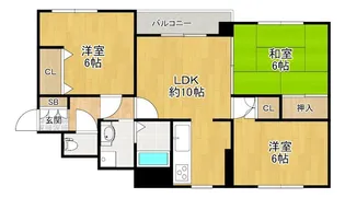 アンタレスハイム【1階】の間取り