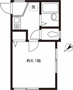 DRホームズ五反野II【1階】の間取り
