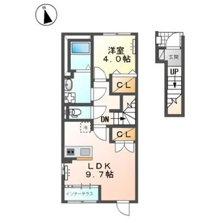 Andare(アンダーレ)【2階】の間取り