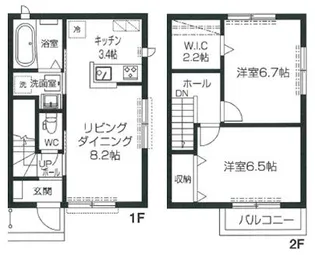 パルセアC棟【1階】の間取り