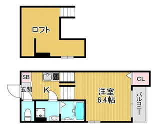 Francーフランー【1階】の間取り